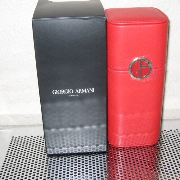 Giorgio Armani Accessories - ushesGiorgio Armani Beauty Red Case for Brushes SLEEK Hard Case